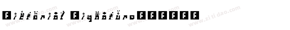 Pictorial Signature字体转换